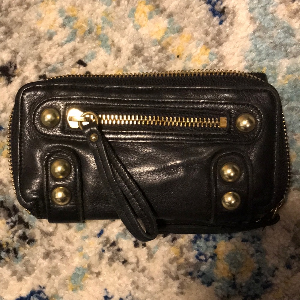 Linea Pelle Dylan wallet in black leather